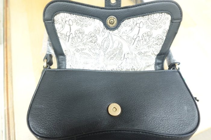 Jessica Simpson Women's Courtney Faux Leather Flap Handbag - Meteorite - Image 4