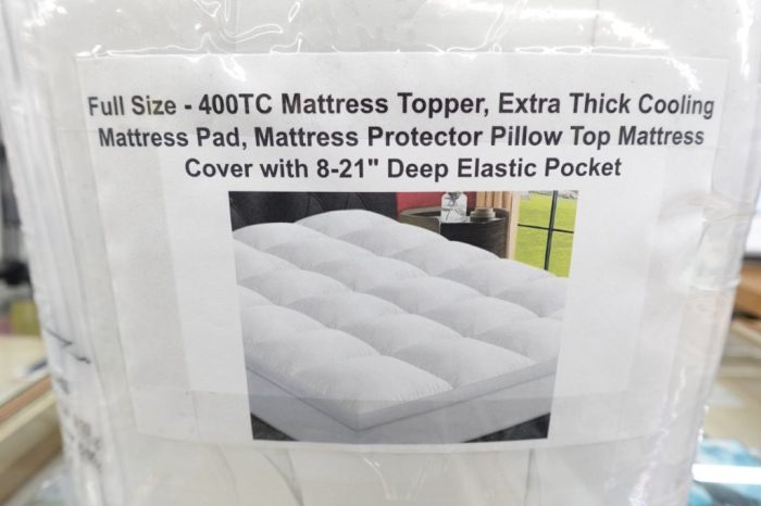 EMONIA Full White Mattress Topper Extra Thick Pad Cover with Deep Elastic Pocket - Image 4