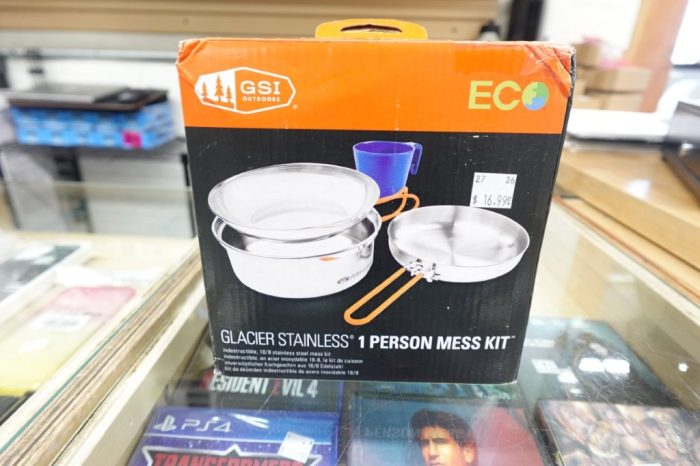 GSI Outdoors Stainless 1-Person Mess Kit Cookware for Camping and Backpacking - Image 2
