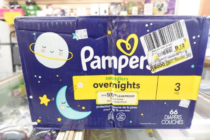 Size 3 Pampers Swaddlers Overnight Baby Diapers Skin Protection 66 Count - Image 3