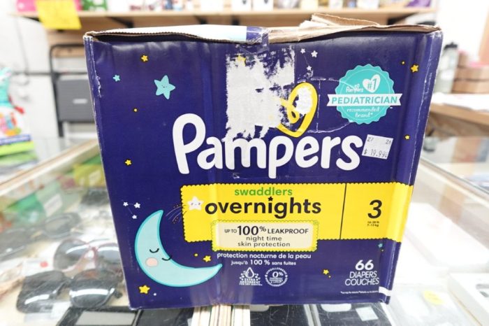 Size 3 Pampers Swaddlers Overnight Baby Diapers Skin Protection 66 Count - Image 4