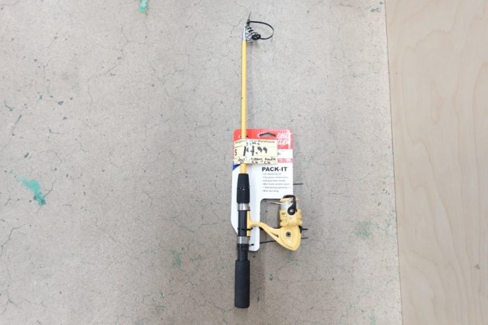Eagle Claw Pack-It Telescopic 5'6" Fishing Rod Pole Reel Combo - Image 2