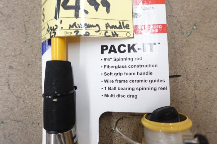 Eagle Claw Pack-It Telescopic 5'6" Fishing Rod Pole Reel Combo - Image 4