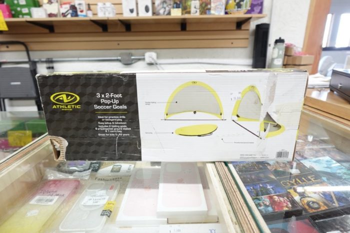 Athletic Works 3X2ft 2 Pack Pop-up Soccer Nets with Carry Bag - Yellow and Black - Image 3