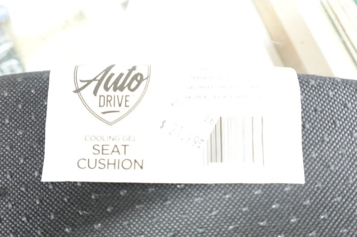 Auto Drive 40277WDI Gel and Memory Foam Posterior Cushion - Black 1.68 lbs - Image 5