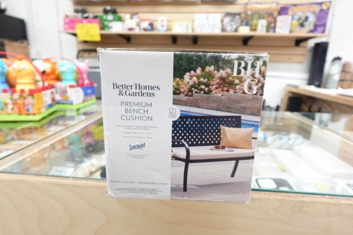 Better Homes & Gardens 48" x 18" Beige Outdoor Patio Bench Seat Cushion - Image 3