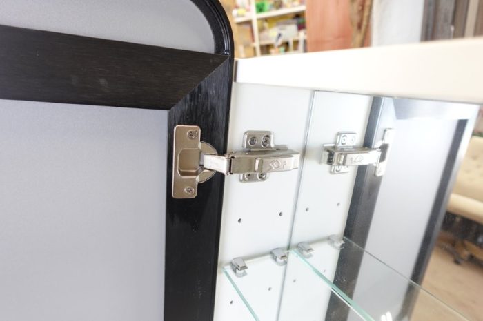 Better Homes & Gardens Matte Black Aluminum Frame Mirror Medicine Cabinet - Image 6