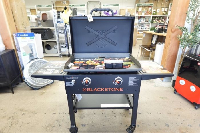 Blackstone 2-Burner 28” Propane Griddle with Hood and Omnivore Griddle Plate - Image 2