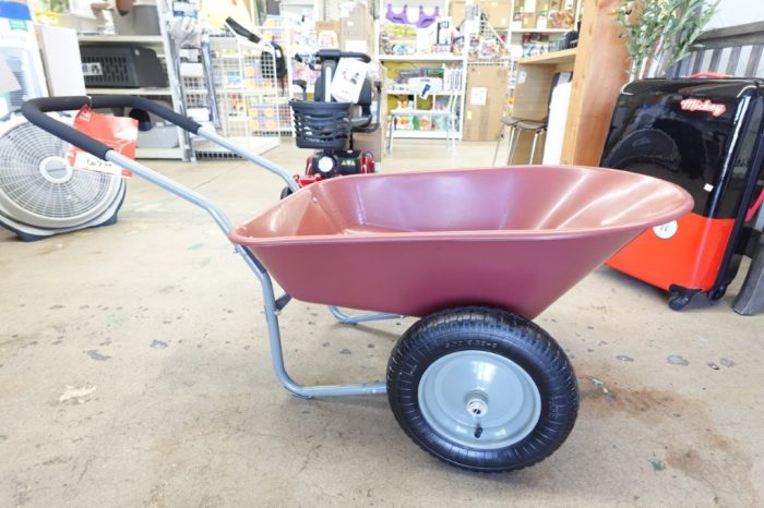 Wheel Home Wheelbarrow Yard Garden Cart for Lawn, Construction - Red - Image 7
