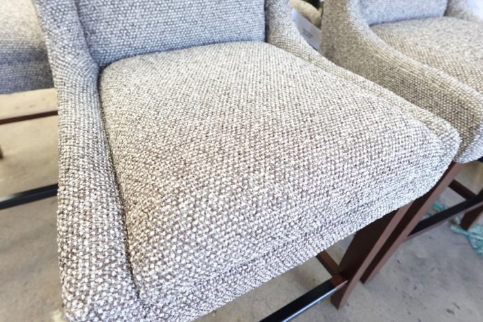 BH&G Windsor Upholstered Wingback Counter Stool Chair 2 Pack - Truffle Brown - Image 7
