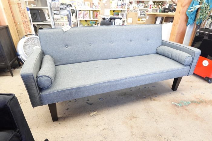 Bianlte Convertible Futon Sofa Bed Sleeper Sofa Upholstered Couch - Gray - Image 2