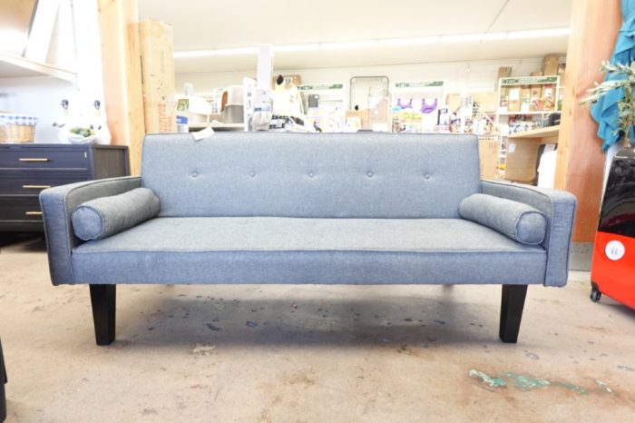 Bianlte Convertible Futon Sofa Bed Sleeper Sofa Upholstered Couch - Gray - Image 3