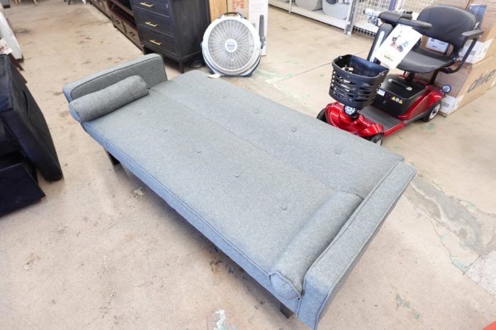 Bianlte Convertible Futon Sofa Bed Sleeper Sofa Upholstered Couch - Gray - Image 6