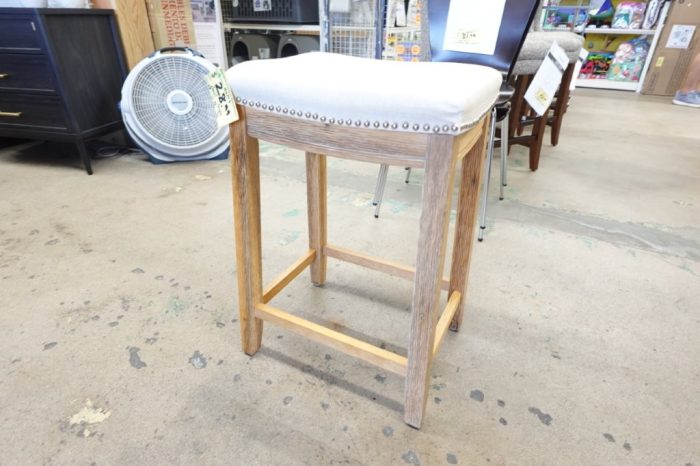 Linon Claridge 26" Backless Wood Counter Bar Stool Chair Rustic Brown - 1 Stool - Image 4