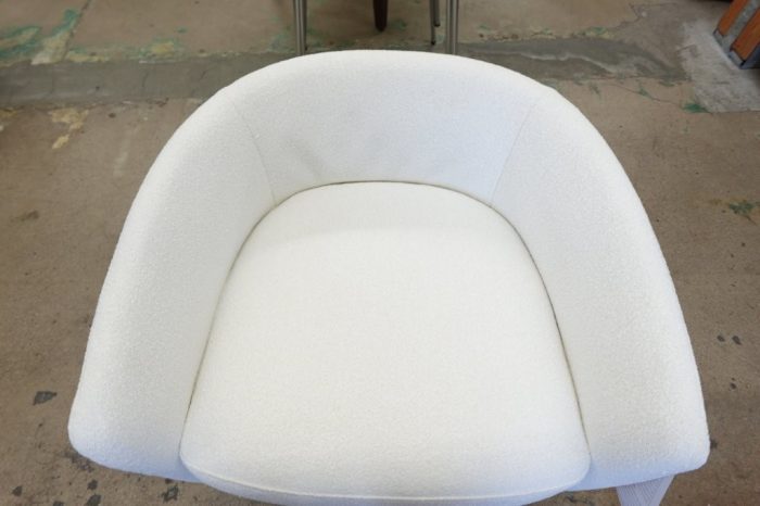 Beautiful Drew Couch Kids Accent Chair Sofa by Drew Barrymore - Cream Bouclé - Image 4