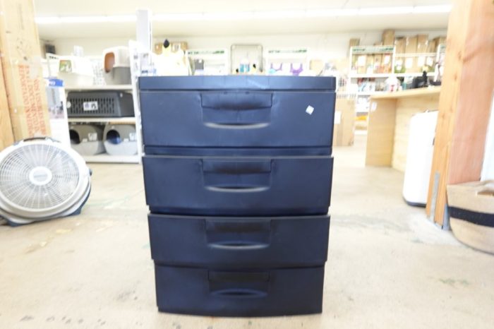 Hyper Tough 4 Drawer Plastic Garage Cabinet 18.7"D x 25.39"W x 35.31"H -Black - Image 2