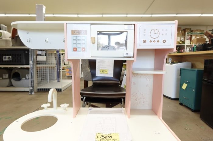 Hommow Wooden Kids Pink Kitchen Play Set For Toddlers Ages 3-10 - Image 3