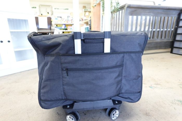 Large Rolling Travel Garment Duffle Bag 3 in 1 Carry On Luggage Suitcase - Black - Image 4