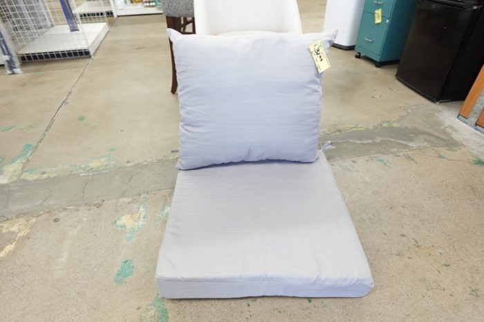 idee-home Outdoor Patio Cushions Seat Waterproof Chair 2 Piece 24 x 24 - Grey - Image 2