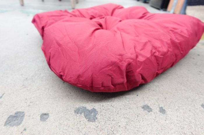 Wicker Waterproof Porch Chair Cushion Outdoor/Indoor Patio Seat 19”x19” - Red - Image 5