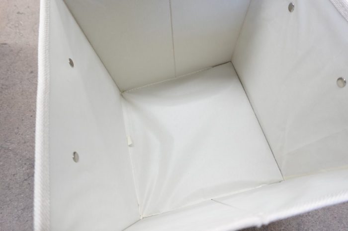Temary Fabric Storage Cubes Storage Bins with Dual Leather Handles 4 Pack 13x13 - Image 6