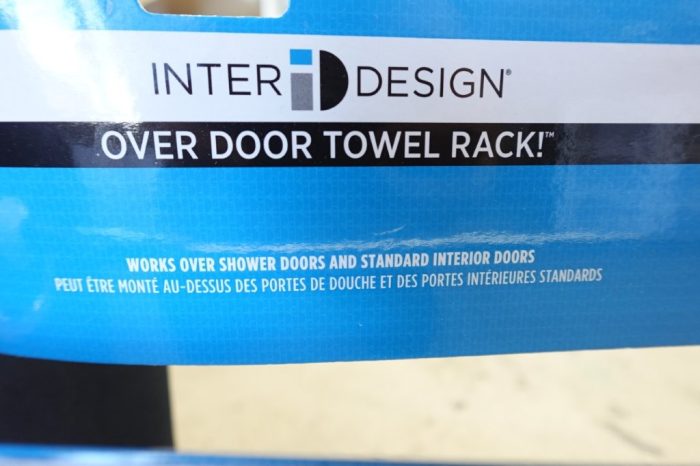 iDesign Metal Over the Shower Door Towel Rack Hooks 4.75" x 17.75" x 22.5" - Image 4