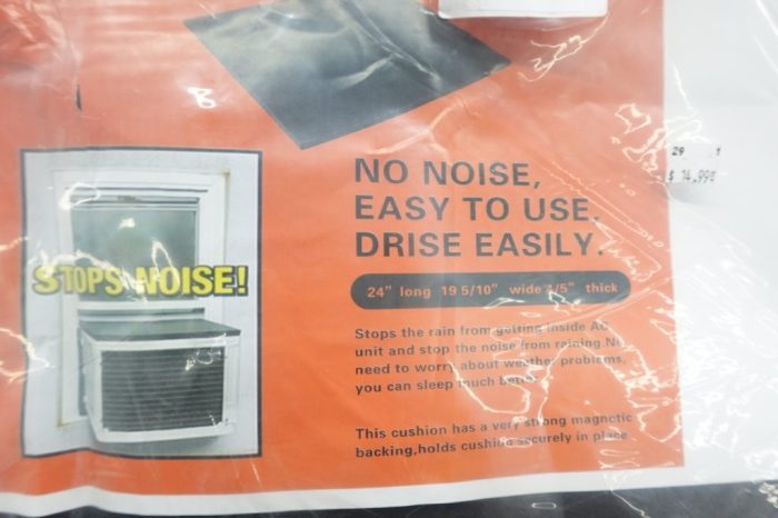 Goodhoily Air Conditioner Drip Cushion Black 24" x 19 5/10" 4/5" Rain Cover - Image 4