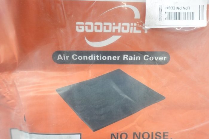 Goodhoily Air Conditioner Drip Cushion Black 24" x 19 5/10" 4/5" Rain Cover - Image 3