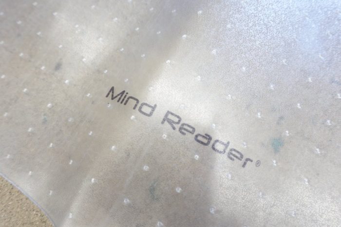 Mind Reader Office Chair Transparent Mat Heavy Duty PVC Floor Protector - Clear - Image 4