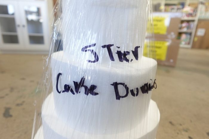 Crafare 5 Tiers Round Foam Cake Dummies Set 20 Inch Tall White 4“ 6” 8“ 10” 12“ - Image 3