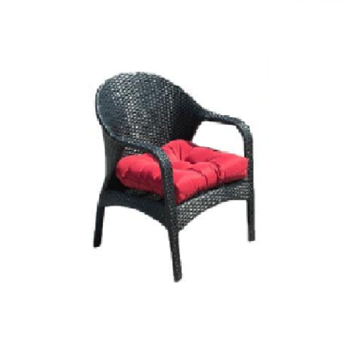 Wicker Waterproof Porch Chair Cushion Outdoor/Indoor Patio Seat 19”x19” - Red