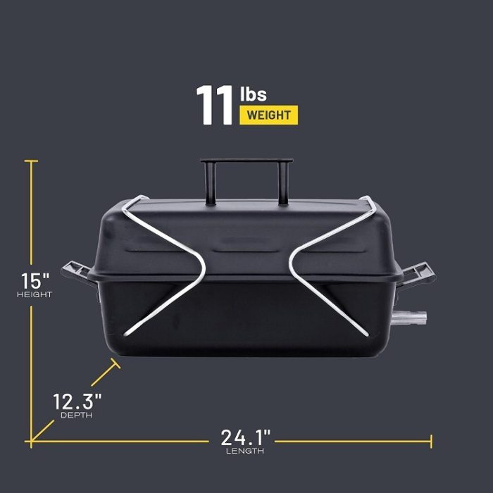 Char-Broil Portable Convective 1-Burner Stainless Steel Propane Gas Grill - Image 2
