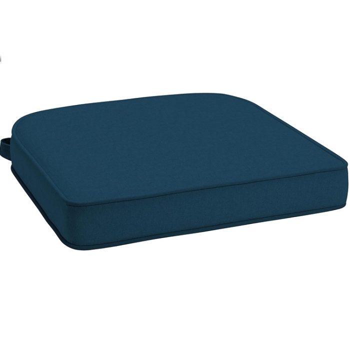 Arden ProFoam Outdoor Patio Replacement Seat Cushion in Sapphire Blue Leala