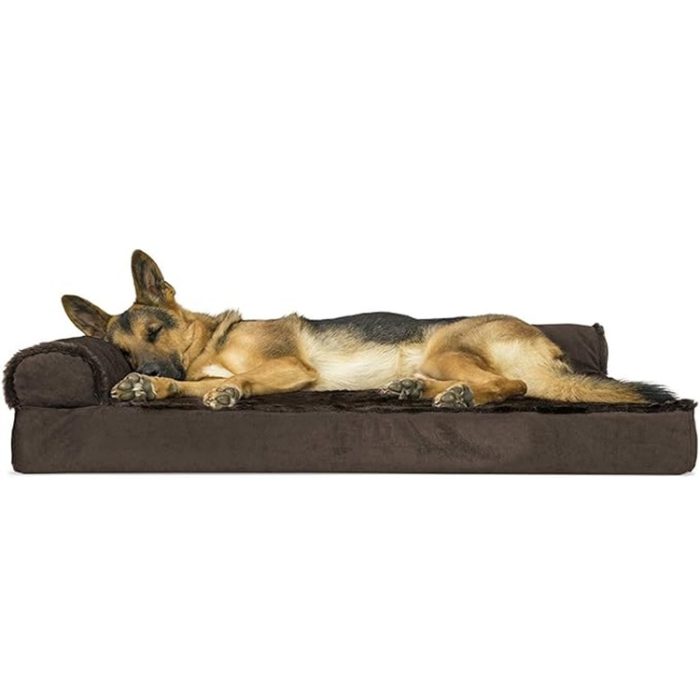 Furhaven Orthopedic Jumbo Dog Bed Up to 95 lbs - Sable Brown