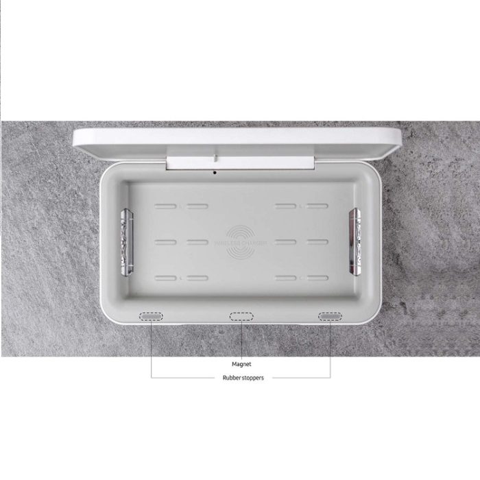 Samsung Electronics Qi Wireless Charger and UV Sanitizer - White - Image 2