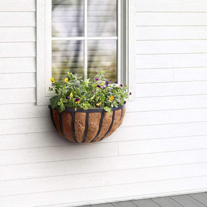 20" 1528 Solstice Series Wall Hanging Manger Planter Pot - Image 2