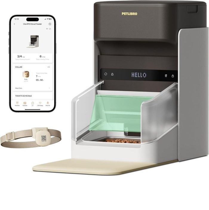 PETLIBRO Upgraded RFID Automatic Cat Food Pet Feeder 3L