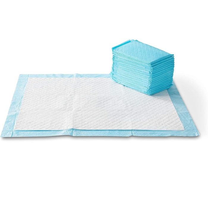 50 pk XL Absorbent Puppy Pee Pads 28" x 34" in Blue & White