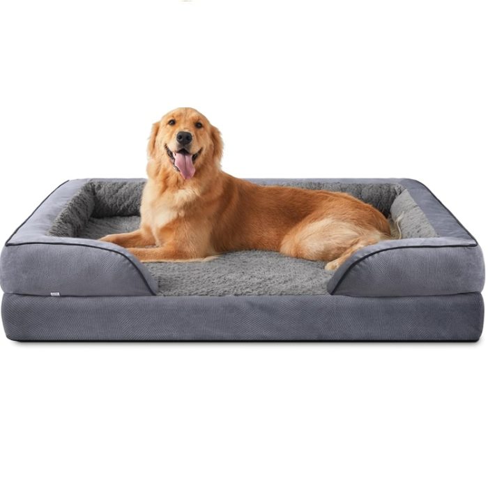 INVENHO XL Orthopedic Dog Bed Washable Dog Sofa w/ Non-Skid Bottom