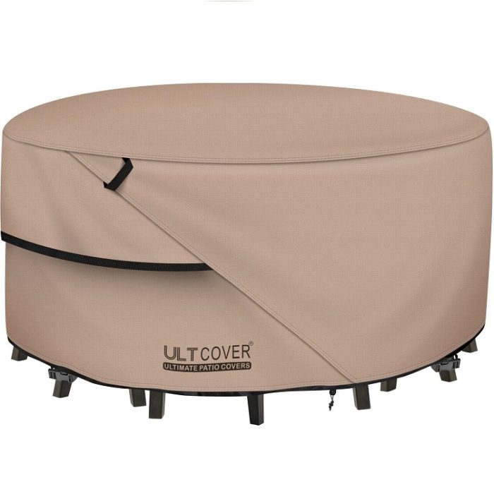 60 inch Round Patio Table and Chair Set Cover - Outdoor Heavy Duty