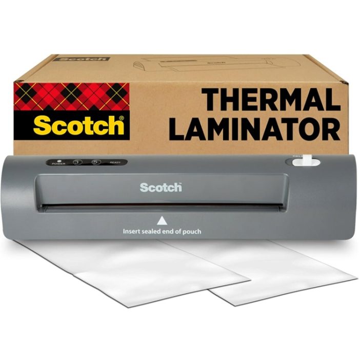 Scotch TL901X Thermal Laminator, 9", Gray, for School & Documents