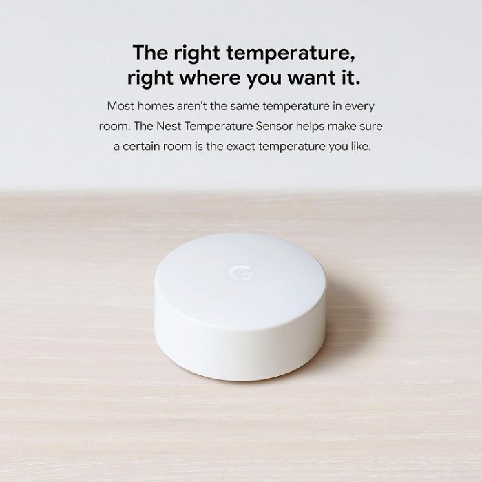 Smart Home Google Nest Temperature Sensor - White