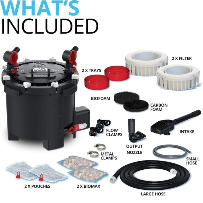 Fluval FX4 High Performance Canister Aquarium Fish Tank Filter - Image 2