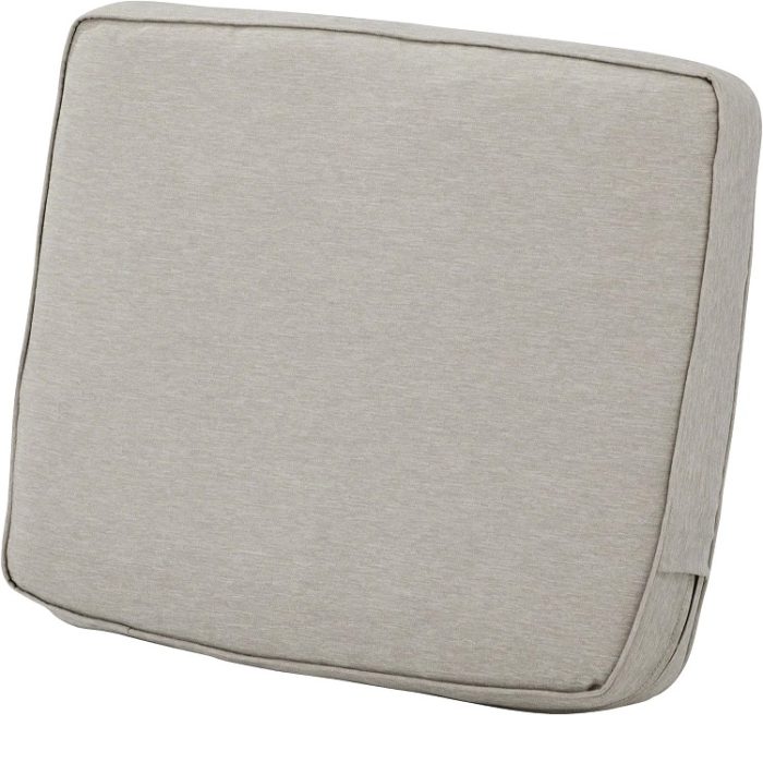 Classic Accessories Montlake Outdoor Patio Lounge Loveseat Sofa Chair Replacement Cushion in Gray