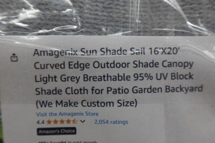 Amagenix 16x20 Sun Shade Sail – UV Block Canopy for Patio/Garden - Image 4