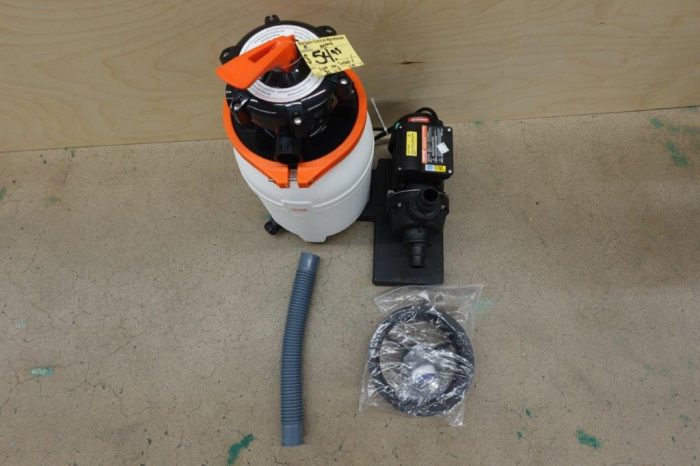 VEVOR 10" Sand Filter Pump 1585 GPH – 0.33 HP Pool Pump Combo - Image 2