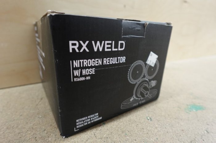 RX WELD Nitrogen Regulator with Hose, 0-600 PSI, CGA580, 1/4" Flare - Image 6