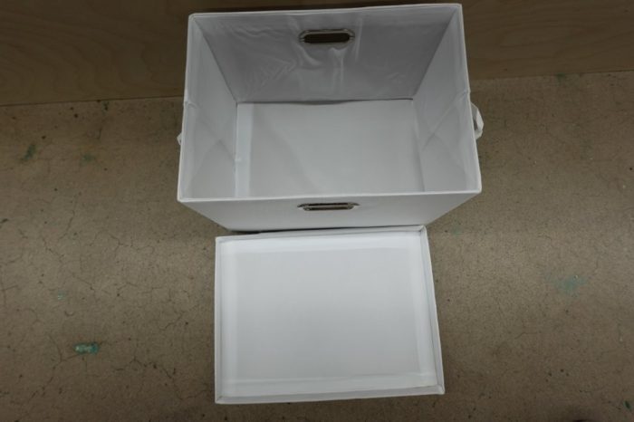 Collapsible Storage Bins with Lids, 36 Qt - White Linen - Image 6
