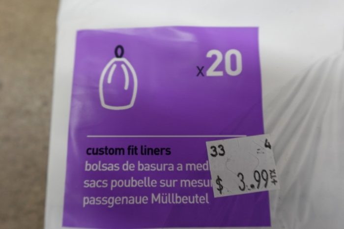 20 pk Simple Human Custom Garbage Can Fit Liners 30L - White - Image 3