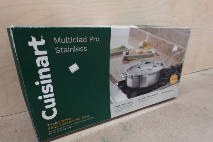 Cuisinart 3.5-Qt MultiClad Pro Sauté Pan with Lid & Helper Handle - Image 6